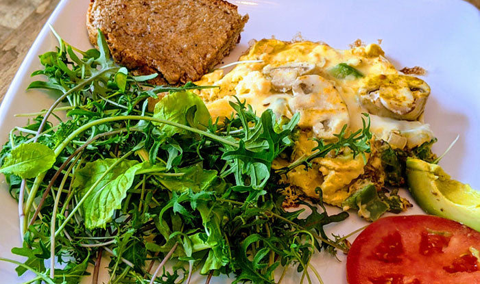 Fresh greens with every meal of the day